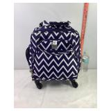 Jenni Chan Rolling Carry On Bag