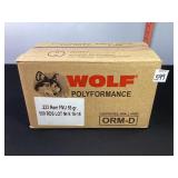 Wolf 223 Rem FMJ 500rds NIB