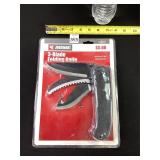 Jobsmart 3 Blade Folding Knife, NIB