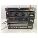 Technics Synthesizer, Equalizer,Cassette Deck, Amp