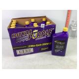 12 Bottles Royal Purple Synthetic Oil 20W-50