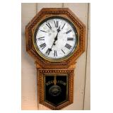 Ingraham Oak Regulator Clock