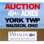 49+/- ACRES REAL ESTATE AUCTION- WAUSEON