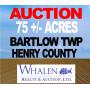 75+/- ACRES REAL ESTATE AUCTION- HENRY CO