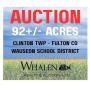 LAND AUCTION 92 +/- ACRES - OFFERED IN 2 TRACTS