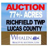77+/- ACRES- REAL ESTATE LAND AUCTION