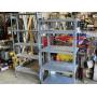 2 metal shelf's