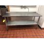 Stainless Prep Table 6ft