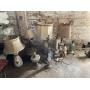 11 vintage lamps and wall light