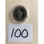 1986 Swiss Shooting Taler Platinum
