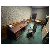 Two Wooden Office Desks