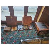Game Board Table w/ Other Wooden Game Boards