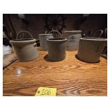 5 Various Size Crocks