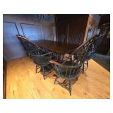Antique Rectangular Table and Chairs