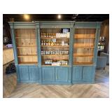 3 Piece Green Bookshelf
