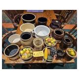 16 Various Sized Crocks