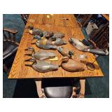 11 Wooden Ducks
