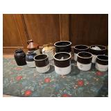 13 Various Size Crocks