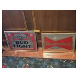 Bud Light and Budweiser Mirrors