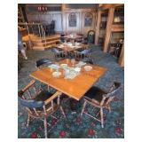 7 Square Tables and Chairs