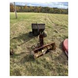 International Snow Blower and Small Trailer