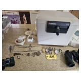 Watches, Binoculars, Sentry Safe