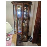 Curio Cabinet with Contents