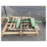 New John Deere Rear Kicker off a Round Baler