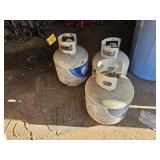 3 Propane Tanks