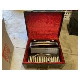 Vintage Pollina Accordion with Case