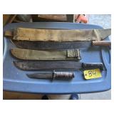 US Navy and USMC Machetes and Knife