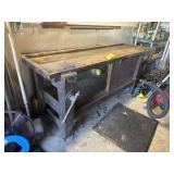 Wood Work Bench with 2 Built in Vises