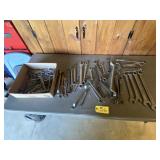 Assorted Open and Box Ended Wrenches