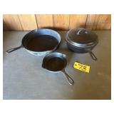 Griswold and Wagner Cast Iron Pans