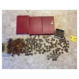 Mixed older Pennies and Nickels