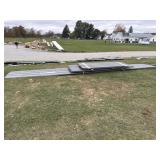 1,011 L.F. Charcoal Metal Roofing