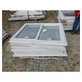 6 Various Sized Windows w/ Slight Damage