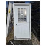 36 in. 9 lite Right Hand Inswing Door