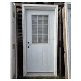 36 in. 9 lite Right Hand Inswing  Door