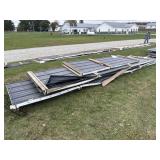 842 L.F. Black Metal Roofing