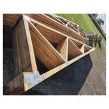 23 Half Trusses 27 ft 10 in 4/12 pitch