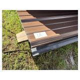 914 LF Brown Metal Roofing