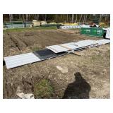 767 L.F. Brite White Metal Roofing