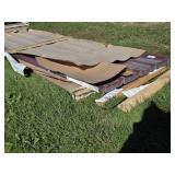 799 L.F. Burgundy Metal Roofing