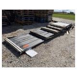 878 LF Brown Metal Roofing