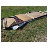 674 L.F. Burgundy Metal Roofing