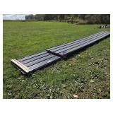 819 L.F. Black Metal Roofing