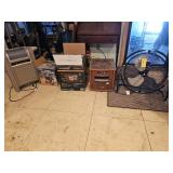 4 Electric Heaters & Floor Fan