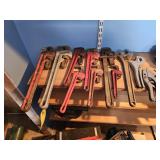 Pipe Wrenches, Crescent Wrench, Pipe Cutters