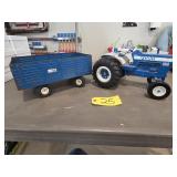 Vintage Ford 8600 Wide Front Metal Toy Tractor